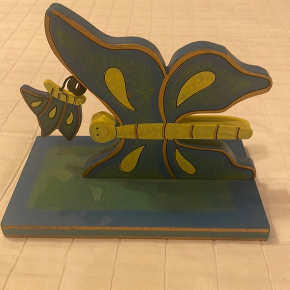 Y2K butterfly shelf wooden girls blue green - Picture 1 of 6